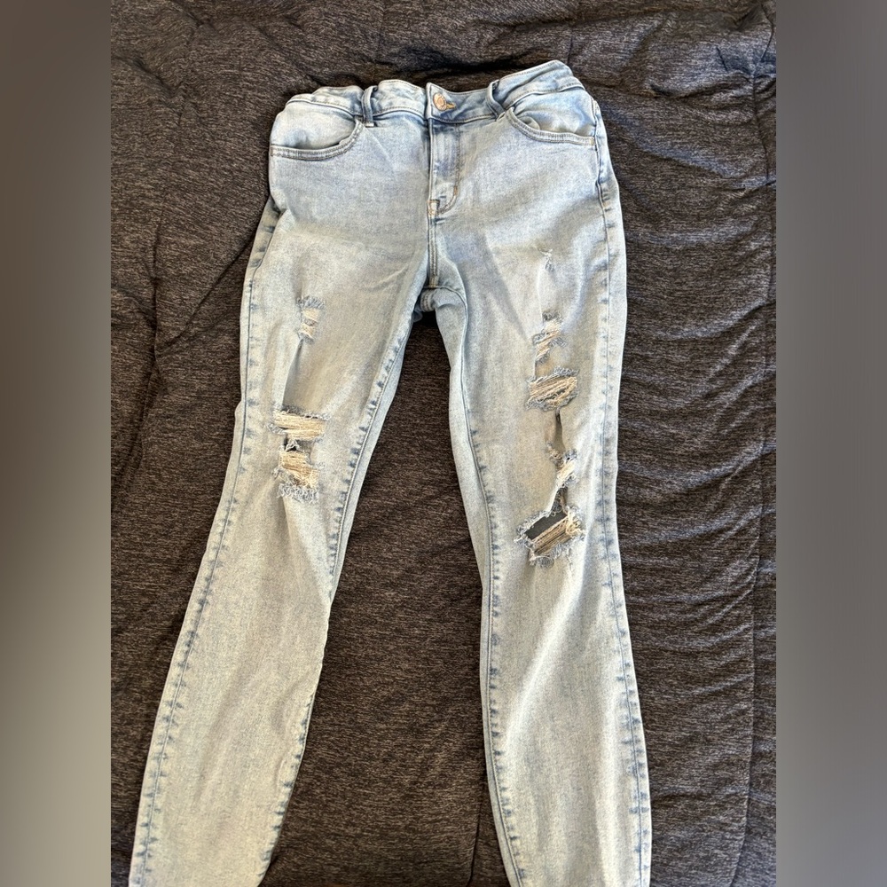Maurices Ripped High Rise Jeans